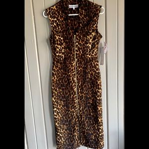 Leopard Midi Print Dress